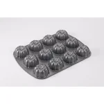 Nordic Ware Pro Cast Nonstick Fluted Bundt Brownie and Cupcake Pan, Aluminum thumbnail 5
