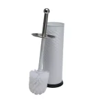 Bath Bliss Toilet Brush Set with Swirl Design Decorative Holder thumbnail 1