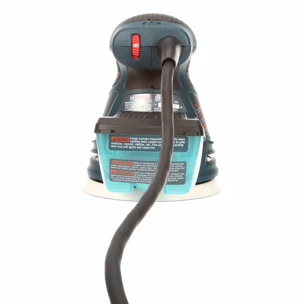 Bosch ROS20VSC 5 in. Corded Variable Speed Random Orbital Sander/Polisher Kit