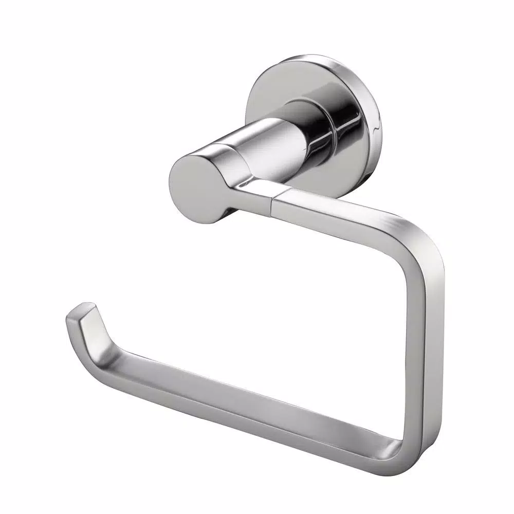Glacier Bay Modern Chrome Towel Ring