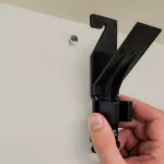 Milescraft Crown Hangers Molding Installation Clips, Black ABS Plastic, 2-Pack thumbnail 2