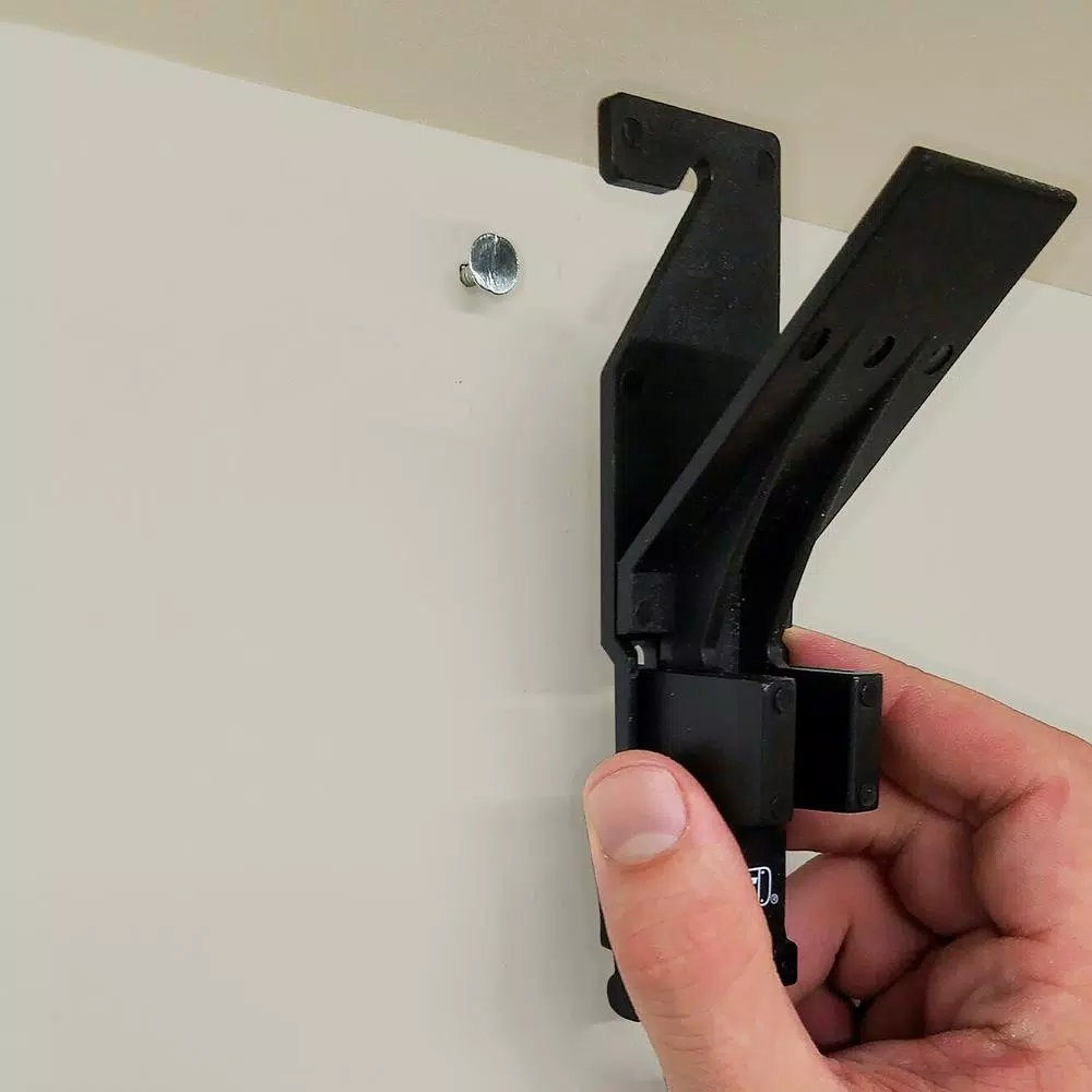 Milescraft Crown Hangers Molding Installation Clips, Black ABS Plastic, 2-Pack