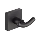 KRAUS Ventus Matte Black Double Hook Bathroom Robe and Towel Hook thumbnail 1