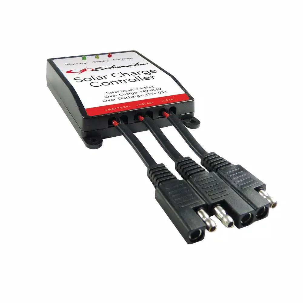 Schumacher SPC 7 Amp 12V Solar Charge Controller for Lead-Acid Batteries