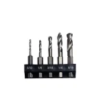 Milescraft 5-Piece Metal Stubby Drill Bit Set with 1/4 in. Hex Shank thumbnail 1
