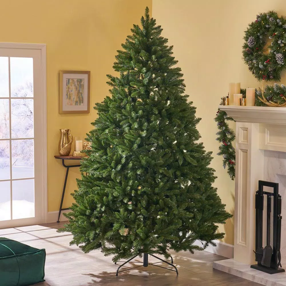 Noble House 9 ft. Unlit Norway Spruce Artificial Christmas Tree, Full Traditional Style