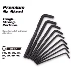 Capri Tools S2 Steel Long Arm Torx Key Wrench Set, 9-Piece thumbnail 2