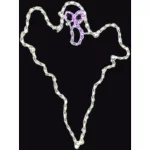 Haunted Hill Farm 48 in. x 40 in. Scary Ghost LED Halloween Indoor/Outdoor Light thumbnail 1