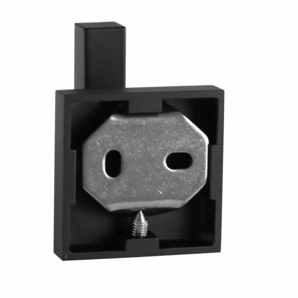 Nameeks Modern Hotel Collection Wall Mounted Brass Robe/Towel Hook - Black