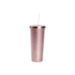 Manna Glitter 24 oz. Stainless Steel Vacuum Insulated Chilly Tumbler - Blush Pink thumbnail 1