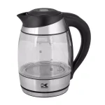 KALORIK 7.5-Cup Glass Electric Kettle with LED Temperature Illumination and Keep Warm Setting thumbnail 1