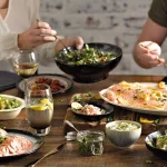 Denby Halo 9.25 in. Stoneware Medium Serving Bowl - Blue/Black thumbnail 2