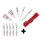 Milwaukee SAWZALL 15-Piece Reciprocating Saw Blade Set with Wrecker Demolition Blades thumbnail 1