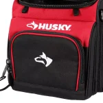Husky 9 in. Insulated Lunch Box Cooler Bag, Red thumbnail 2