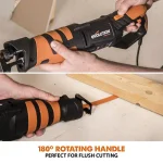 Evolution Power Tools Evolution R230RCP 7 Amp Corded Reciprocating Saw with 4 Blades thumbnail 8