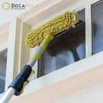 DocaPole 24 ft. Telescopic Window Cleaning Kit with Squeegee and Microfiber Scrubber thumbnail 4