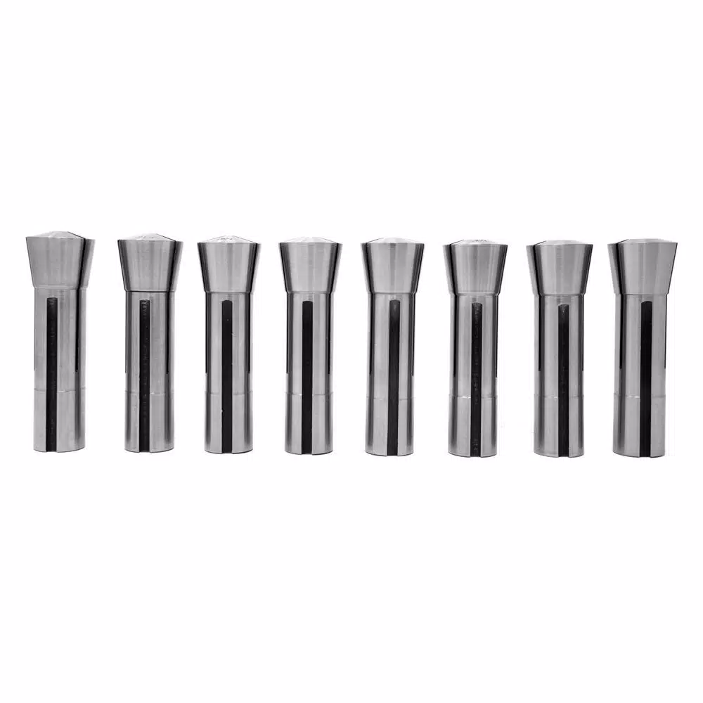 WEN 8-Piece Imperial R8 Collet Set for Metal Milling Machines