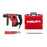 Hilti TE 7-C 6 Amp 120V Corded SDS-Plus Rotary Hammer Drill Kit with TE-CX Bit Set and Flat Chisel thumbnail 1