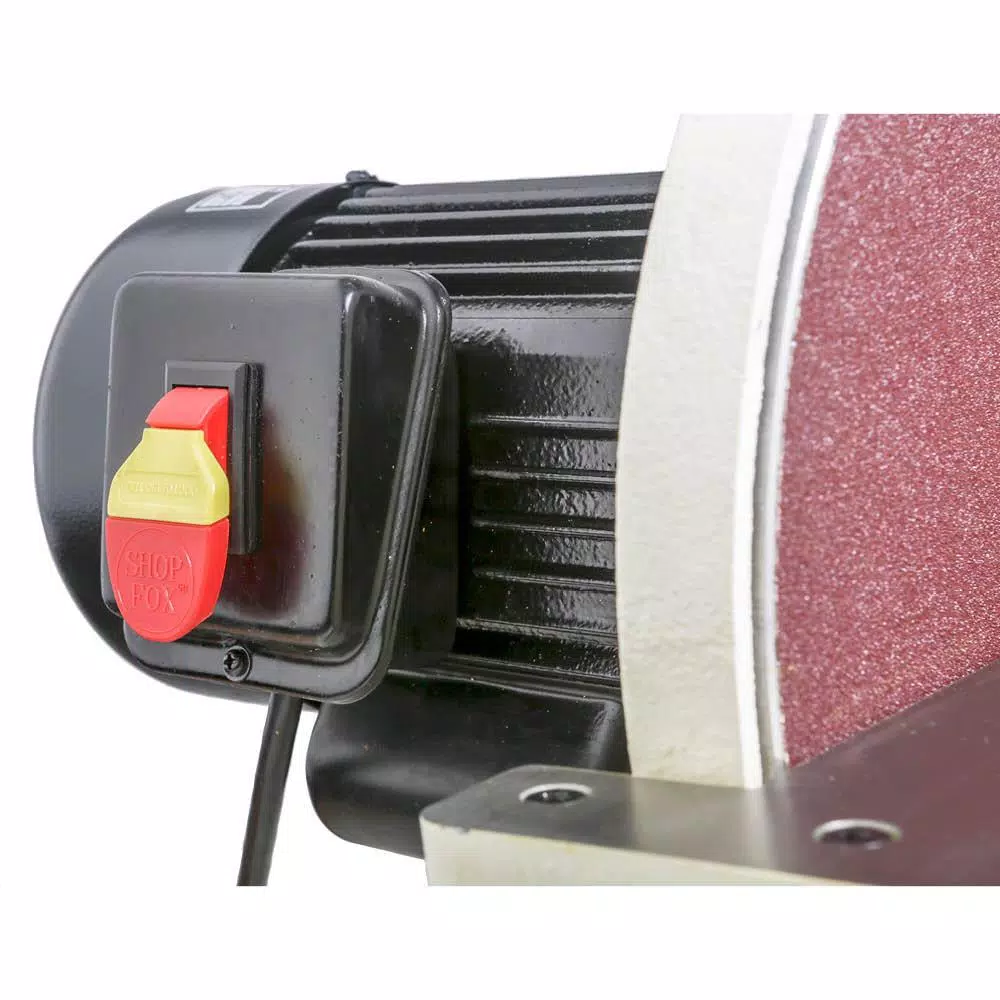 Shop Fox 12 in. Disc Sander with 1 HP Motor and Precision-Ground Cast Iron Table