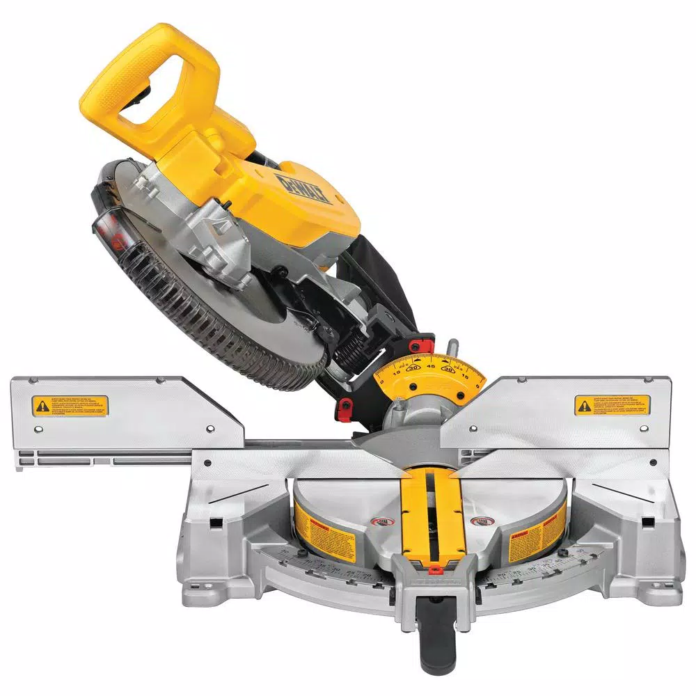 DEWALT 12 in. Double Bevel Compound Miter Saw with Heavy-Duty Work Stand, 15 Amp Corded