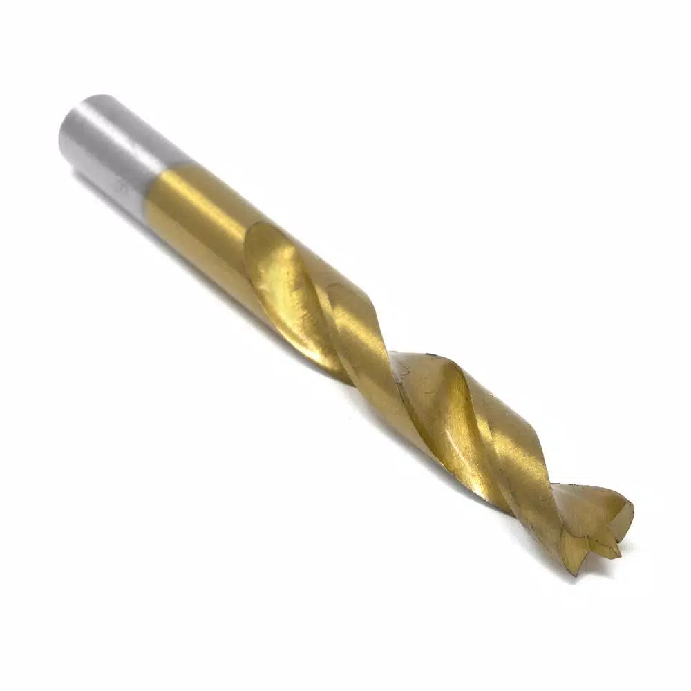 WEN 3/8 in. Wooden Doweling Kit with Titanium-Nitride Coated Brad-Point Drill Bit and 12 Fluted Birch Dowels