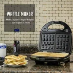 Ovente 3-in-1 Electric Sandwich Maker, Waffle and Grill Maker with Detachable Non-Stick Plates, 750W, Black thumbnail 2