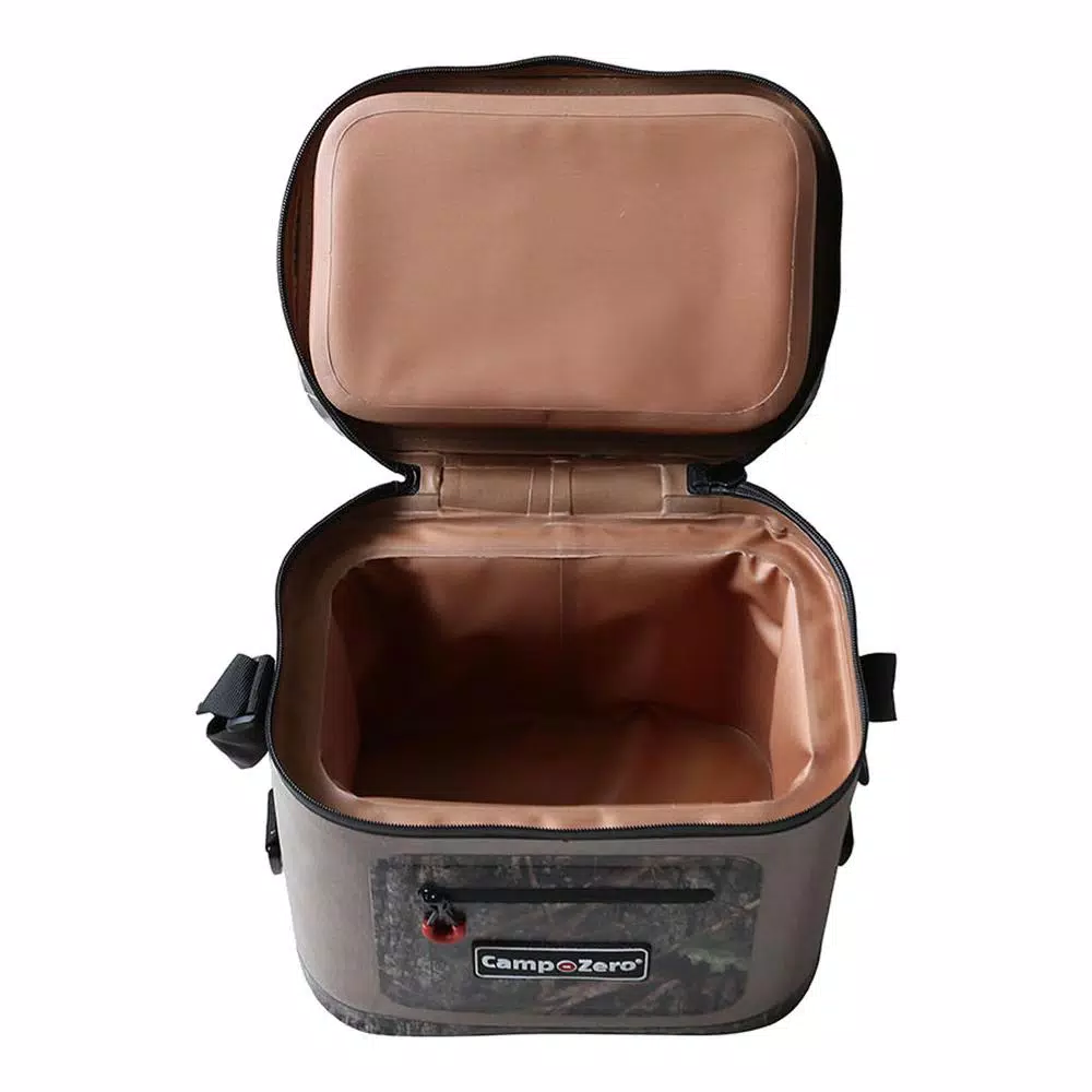 Camp-Zero 7.6 Qt. Soft Cooler, 12-Can Capacity, Beige and Camo