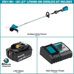Makita 18V LXT Brushless Cordless String Trimmer Kit with 4.0Ah Battery and Charger thumbnail 2