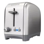 BLACK+DECKER 2-Slice Wide Slot Toaster, Black and Stainless Steel thumbnail 3