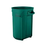 Suncast Commercial Suncast 44 Gallon Commercial Heavy Duty Resin Trash Can, Dark Green thumbnail 2