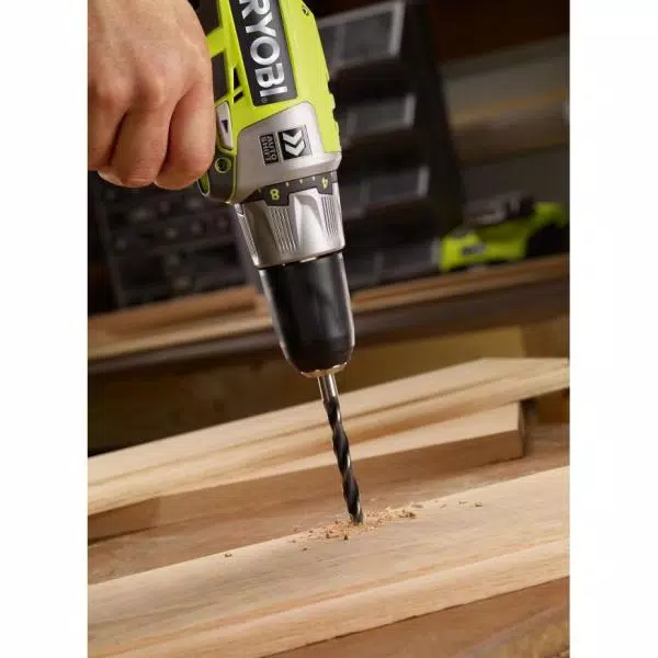 RYOBI 14-Piece Black Oxide Drill Bit Set, High Speed Steel Twist Bits