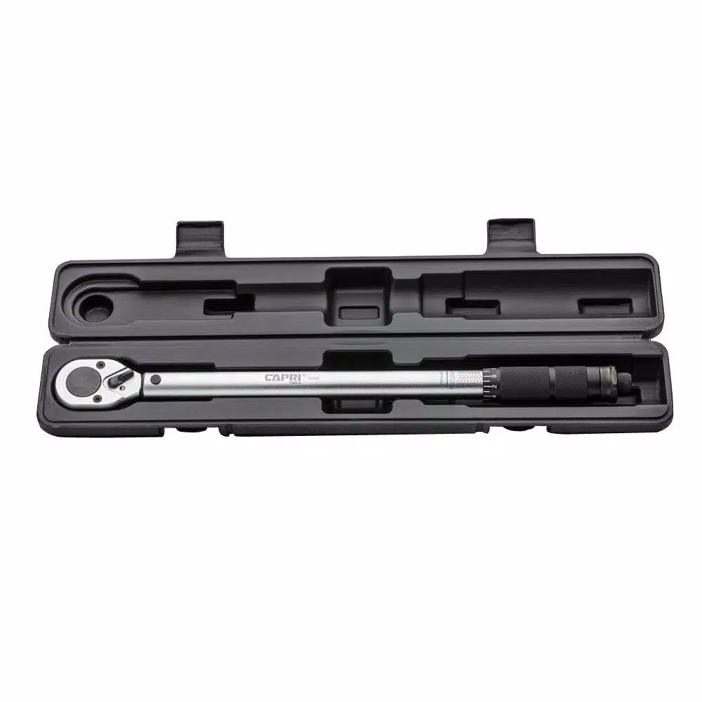 Capri Tools 1/2 in. Drive Torque Wrench, 30-150 ft. lbs., Pulse-Stop Technology