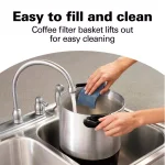 Hamilton Beach Fast Brew 45-Cup Stainless Steel Coffee Urn with 1-Hand Dispensing thumbnail 9