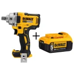 DEWALT 20V MAX XR 1/2 in. Mid-Range Brushless Cordless Impact Wrench Kit with 5.0Ah Battery thumbnail 1