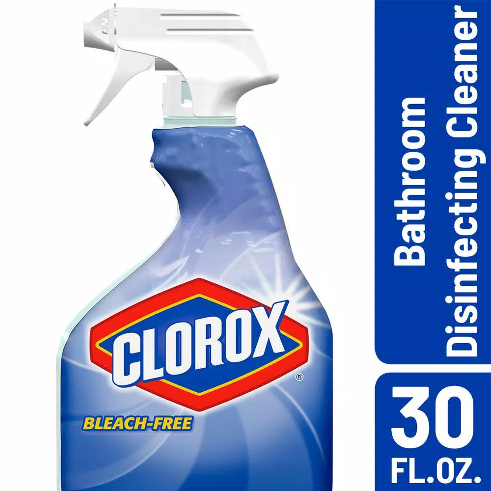 Clorox Disinfecting Bathroom Cleaner Spray, Bleach-Free, 30 oz. (2-Pack)