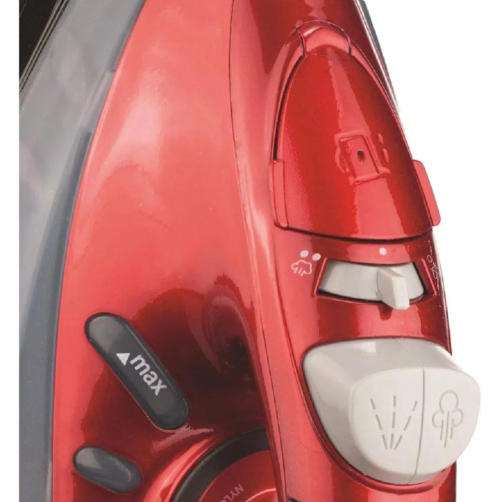 Brentwood Appliances MPI-61 Full-Size Nonstick Steam Iron, 1200W, Red