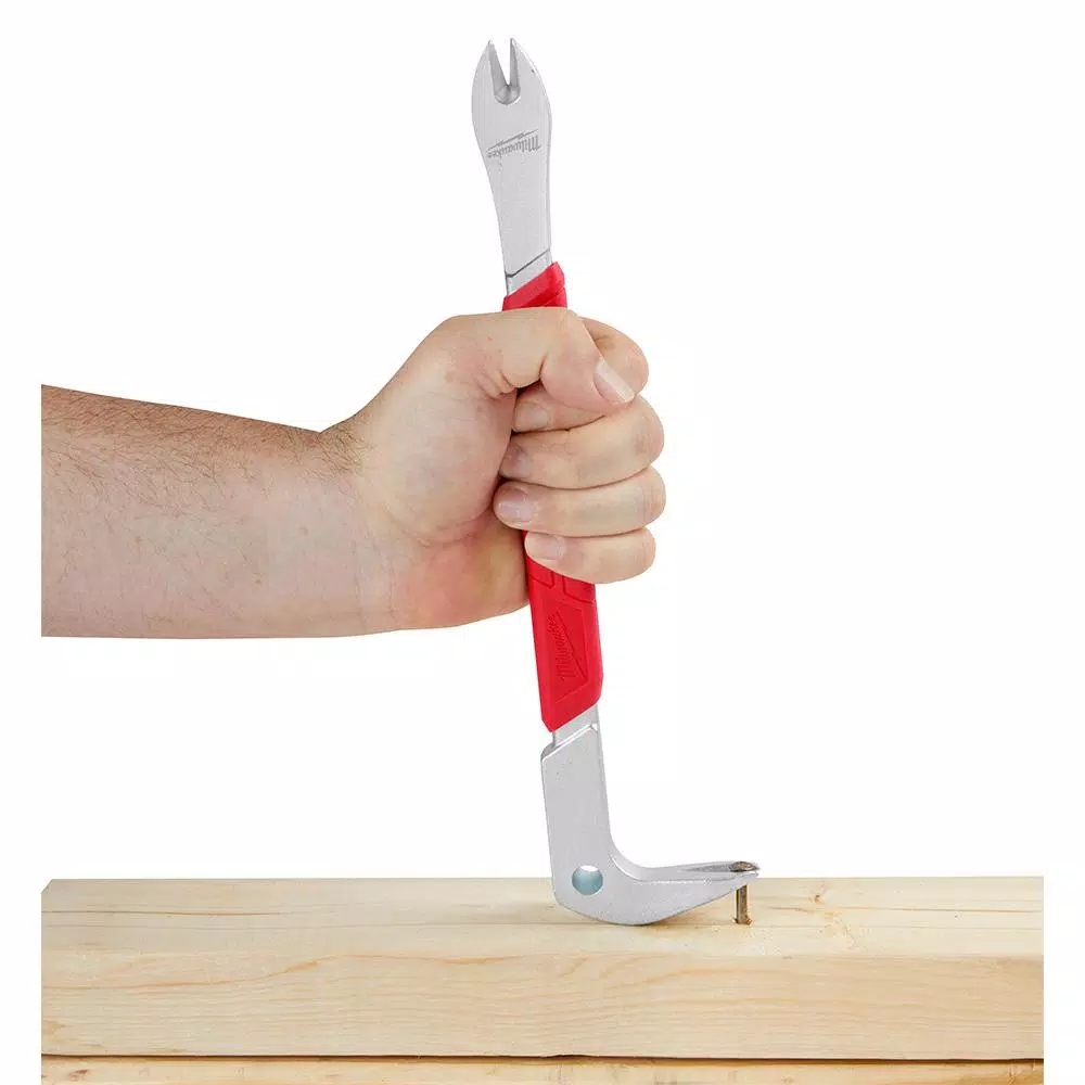 Milwaukee 12 in. Nail Puller with Dimpler and SHOCKSHIELD Grip