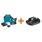 Makita 18V LXT Cordless 16-Gauge Straight Finish Nailer Kit (2.5 in.) with (2) 2.0 Ah Batteries & Charger thumbnail 1