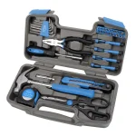 Apollo 39-Piece Essential Household Tool Kit with Blow Molded Case - Blue thumbnail 1