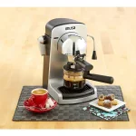 IMUSA 4-Cup Espresso and Cappuccino Maker with Milk Frother, 800W, Grey thumbnail 3