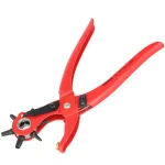 KNIPEX Heavy Duty Forged Steel Revolving Punch Pliers with 6 Interchangeable Punches thumbnail 5