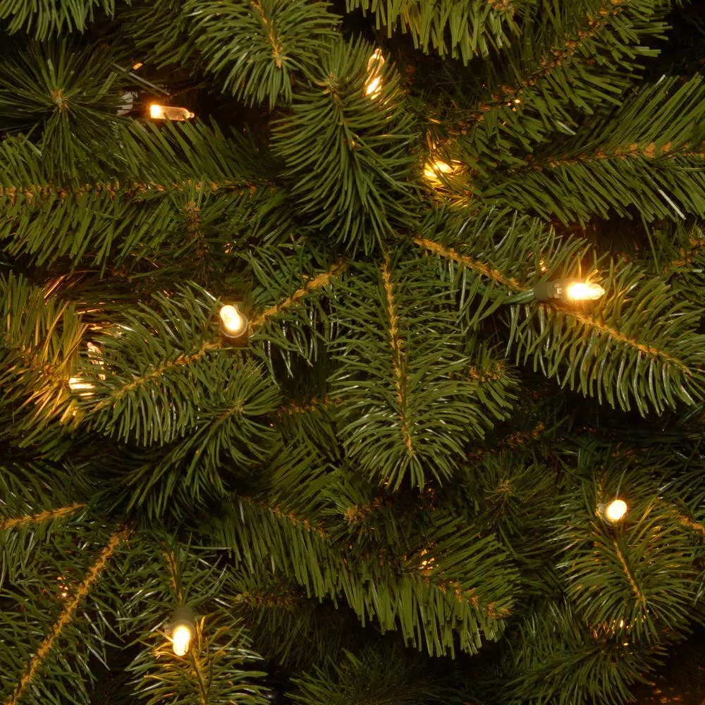 National Tree Company 9 ft. Downswept Douglas Pencil Slim Artificial Christmas Tree with 500 Dual Color LED Lights