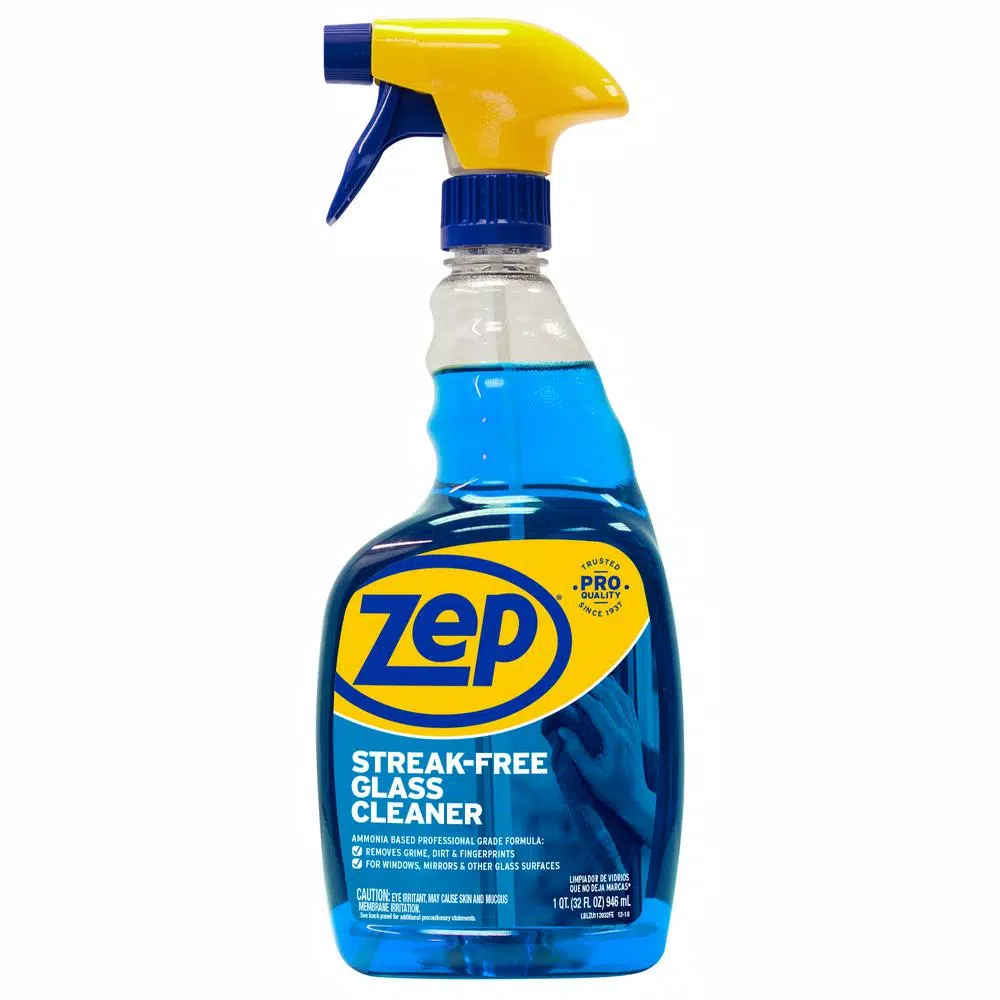 ZEP Streak-Free Glass Cleaner, 32 oz. (Case of 12)