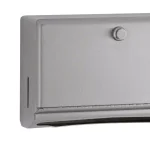 BOBRICK Satin Stainless Steel Paper Towel Dispenser, Wall-Mounted, 200 C-Fold or 275 Multi-Fold Capacity thumbnail 2