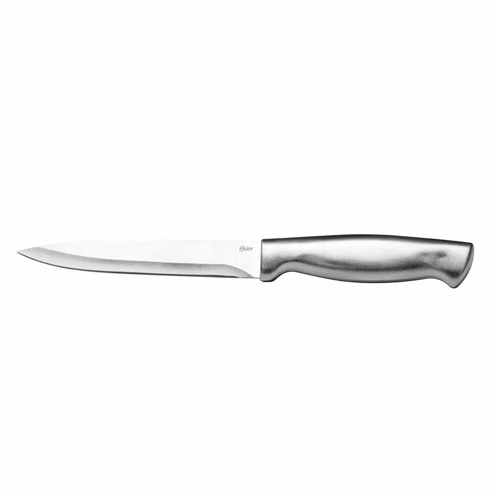 Oster Baldwyn 14-Piece Stainless Steel Knife Set with Hardwood Block
