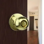 Toledo Fine Locks Polish Brass Keyed Entry Door Knob Set, Classic Style thumbnail 4
