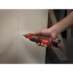 Milwaukee M12 12V Lithium-Ion Cordless Rotary Tool Kit with 1.5Ah Battery, Charger, and Bag thumbnail 9