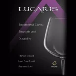 Lucaris Desire Aerlumer Universal 8-Piece Wine Glass Set, 14.25 oz Lead-Free Crystal thumbnail 4
