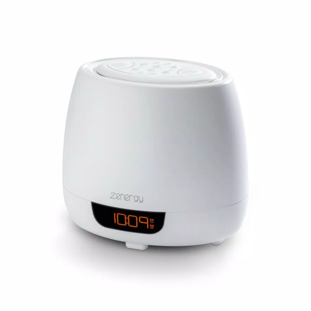 iHome Zenergy Aroma Dream iZA40W White Essential Oil Diffuser & Sound Therapy Alarm Clock