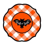 Sugar Plum Party SugarPlum Collection Boo Y'all Halloween Hexagon Paper Dinner Plates, 16-Piece Set thumbnail 1
